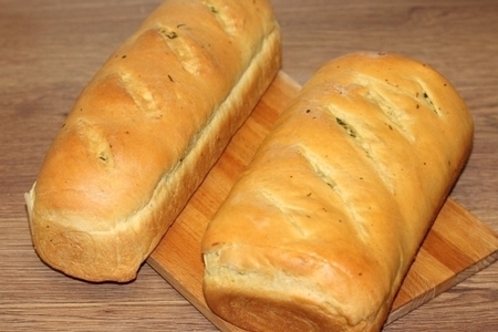Хлеб с зеленым чесночным соусом: шаг 20