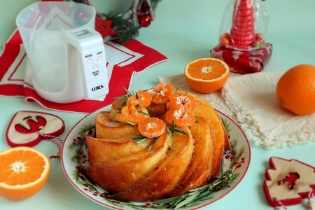 Рождественский апельсиновый кекс: шаг 5