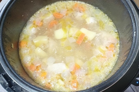 Куриный суп-пюре в мультиварке: шаг 5