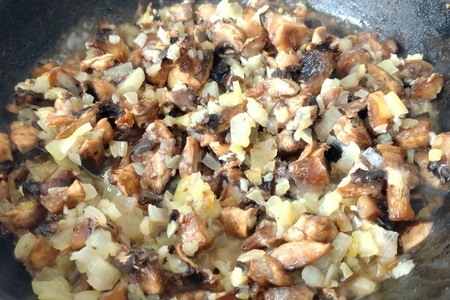 Лепёшки с картофелем и грибами: шаг 8