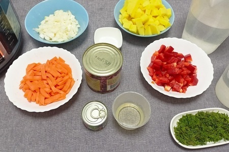 Постный суп с фасолью — рецепт вкусного супчика в мультиварке: шаг 2
