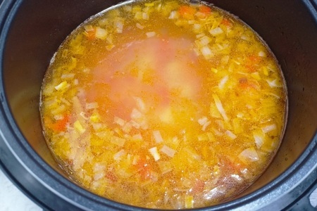 Постный суп с фасолью — рецепт вкусного супчика в мультиварке: шаг 4
