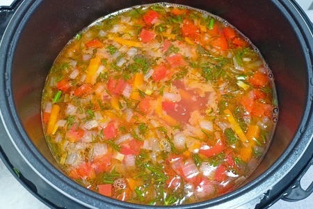 Постный суп с фасолью — рецепт вкусного супчика в мультиварке: шаг 5