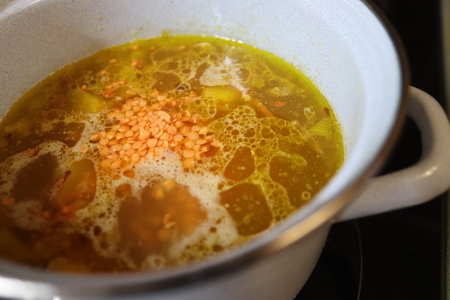 Чечевичный суп с репой, тмином и сумахом: шаг 7