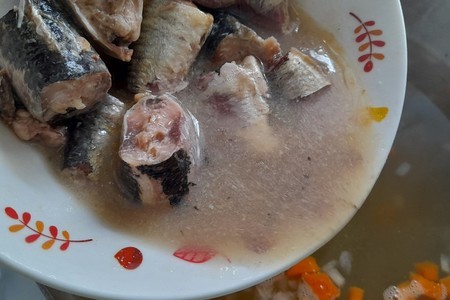 Суп с рыбой и горошком: шаг 7