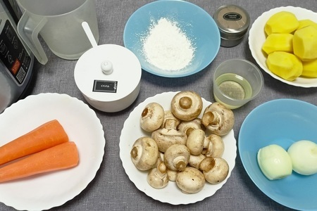 Постная картофеле-грибная запеканка — рецепт в мультиварке: шаг 1