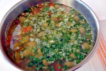 Чечевичный суп с оливками: шаг 5