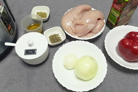 Каччиаторе курица по-итальянски — рецепт ужина в мультиварке: шаг 1