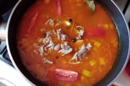 Томатный суп с рисом #махеевъ: шаг 10