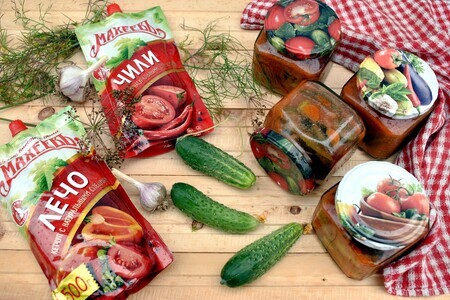 Острая заготовка из огурцов в кетчупе #махеевъ: шаг 5