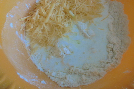 Закусочный рулет с цукини и сыром на гороховой муке#махеевъ: шаг 5