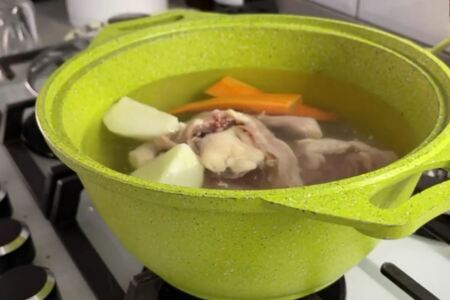 Куриный суп с пастой кочудян: шаг 3