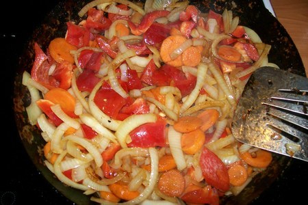 Баранина с фасолью и овощами в горшочках: шаг 2