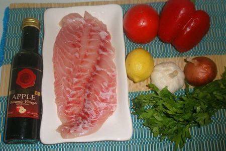 Рыбный рулет с овощами в духовке: шаг 1