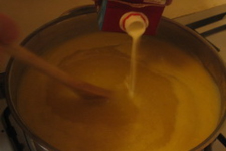 Тыквенный суп-пюре в тыкве: шаг 7