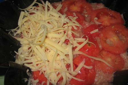 Террин из индюшки с помидорами и сыром.: шаг 3