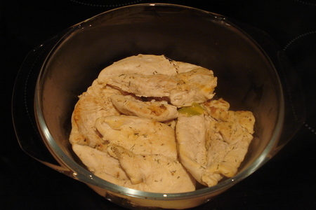 Филе куриное с овощами под сметаной с сыром: шаг 1
