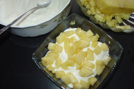 Десерт „ананасовая радость“.: шаг 3