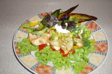 Салат из курицы с грушевым соусом: шаг 2
