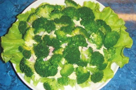 Салат из брокколи и крабового мяса: шаг 6