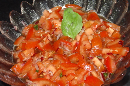 Тальятелле с брокколи под сoусом маскарпоне и caлат из помидор: шаг 2