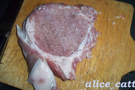 Свиные отбивные на косточке в клюквенном маринаде: шаг 2