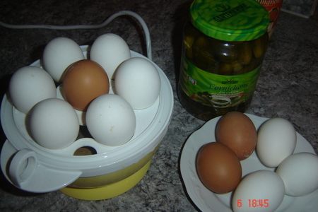 Яичный салатик: шаг 1
