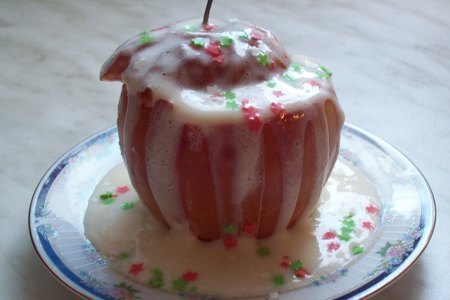 Печеные яблоки с ванильным кремом: шаг 8