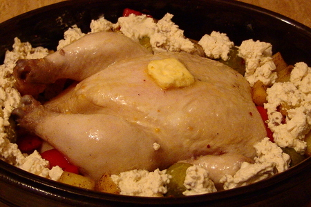 Скоро новый год-курица запеченная с овощами: шаг 7