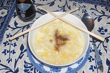 Кукурузный суп по-китайски: шаг 6