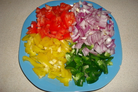 Говядина с овощами "радуга": шаг 2