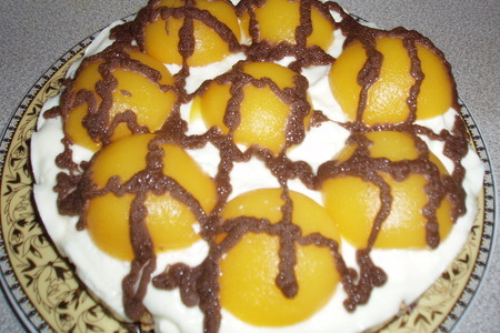 Торт персиковая глазунья: шаг 6
