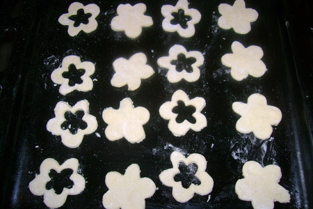 Песочное печенье "цветочки": шаг 1
