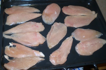 Филе грудки куриной под сыром: шаг 2