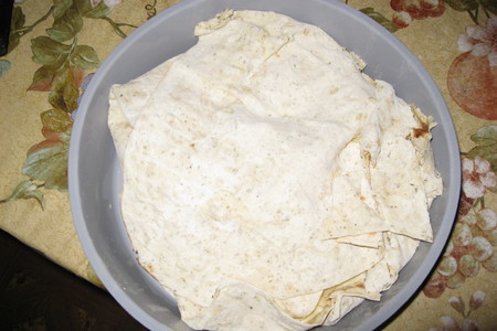 Пирог из лаваша с сыром: шаг 8