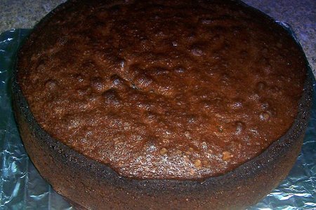 Торт "шоколадно-бархатный c черносливом": шаг 2