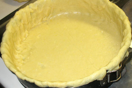 Персиковый пирог из песочно-лимонного теста: шаг 2