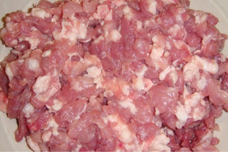 Рубленное свиное мясо с грибами и спагетти.: шаг 2
