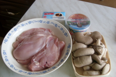 Курица с грибами в сметанном соусе: шаг 1