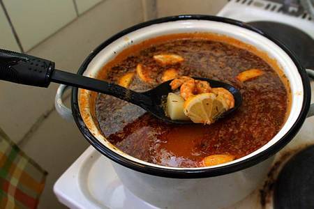 Суп с креветками и тимьяном: шаг 6