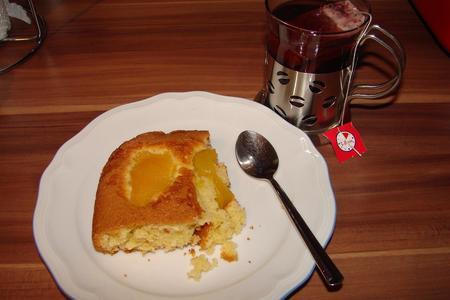 Пирог с персиками (blechkuchen mit pfirsichen): шаг 8