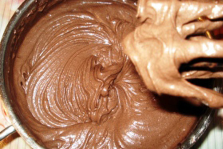 Именные шоколадно-амареттные пироженки: шаг 4