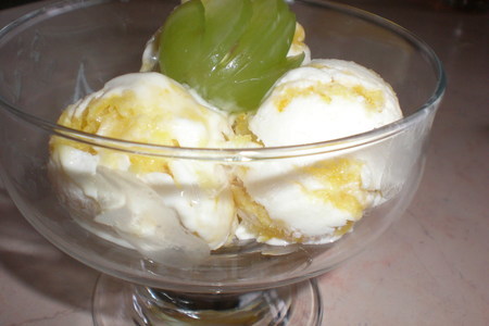 Творожное мороженое с апельсиновой прослойкой: шаг 8