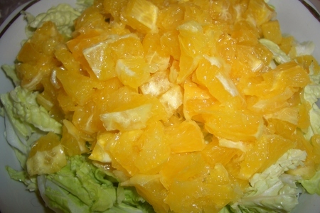 Куриный салат с апельсинами: шаг 3