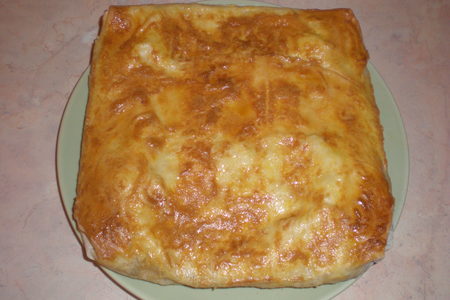 Пирог из лаваша с картофельно-сливочно-грибной начинкой: шаг 6