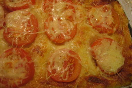 Лазанья с помидорами, сыром и ветчиной: шаг 7