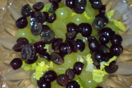 Сырно-виноградный салат: фото шаг 5