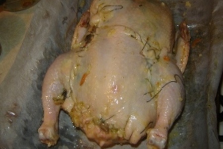 Фаршированная курица "чудо без перьев": шаг 4