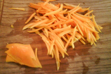 Цукаты из апельсиновых корочек: шаг 2