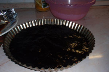 Открытый пирог с черникой и творогом: шаг 4
